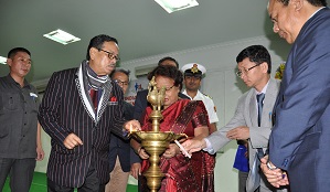 The Governor of Arunachal Pradesh Shri JP Rajkhowa and the First Lady of the State Smt Rita Rajkhowa  graced the Curtain Raiser function of the �India-Myanmar-Thailand Friendship Car Rally�at Golden Jubilee Banquet Hall, Itanagar on 21st May 2016.